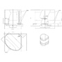 BentWood угловая из лиственницы (1,03х1,03 м.), h=1 м. Натуральная Премиум купель фото  фото - 6