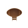 BentWood овальная из лиственницы (0,80х1,42 м.), h=1 м. Натуральная Премиум купель фото  фото - 5